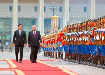 Тажикистан Улсын Ерөнхийлөгчийг албан ёсоор угтаж авлаа