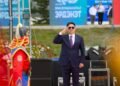 Монгол Улсын Ерөнхийлөгч У.Хүрэлсүх Эрдэнэт хотын 50 жилийн ойн баярын хуралд оролцлоо