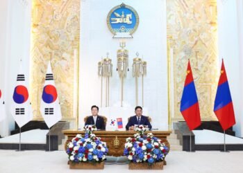 Ерөнхийлөгч У.Хүрэлсүх, И Жэ Мён нар албан ёсны хэлэлцээний үр дүнгийн талаар мэдээлэл өглөө