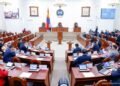 Монгол Улсын 2026 оны төсвийн тухай хуульд өөрчлөлт оруулах тухай хуулийн төслийг гурав дахь хэлэлцүүлэгт шилжүүлж, ээлжит бус чуулган өндөрлөлөө