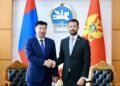 УИХ-ын дарга С.Бямбацогт Монтенегро Улсын Ерөнхийлөгч Яков Милатович-д бараалхлаа