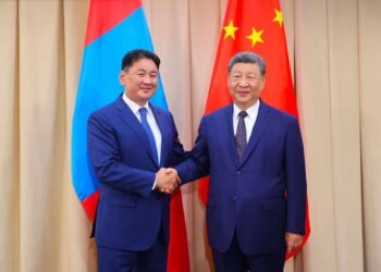Ерөнхийлөгч У.Хүрэлсүх БНХАУ-ын дарга Ши Жиньпинтэй уулзлаа