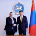 МОНГОЛ УЛСЫН ЕРӨНХИЙ САЙД Н.УЧРАЛ ОХУ-ЫН ЗАСГИЙН ГАЗРЫН ОРЛОГЧ ДАРГА А.Л.ОВЕРЧУКИЙГ ХҮЛЭЭН АВЧ УУЛЗАВ