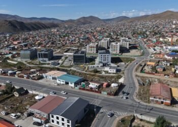 Баянхошуу, Шархад дэд төвийн 454 айлын Ногоон орон сууцны барилгын ажил үргэлжилж байна