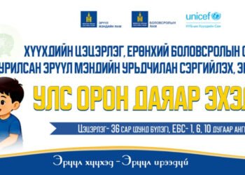 ХҮҮХДИЙН УРЬДЧИЛАН СЭРГИЙЛЭХ, ЭРТ ИЛРҮҮЛЭХ ҮЗЛЭГ ОРОН ДАЯАР ЭХЭЛЛЭЭ