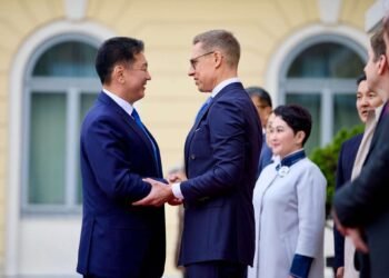 Ерөнхийлөгч У.Хүрэлсүхийг Финланд Улсын Ерөнхийлөгч Александер Стубб албан ёсоор угтаж авлаа